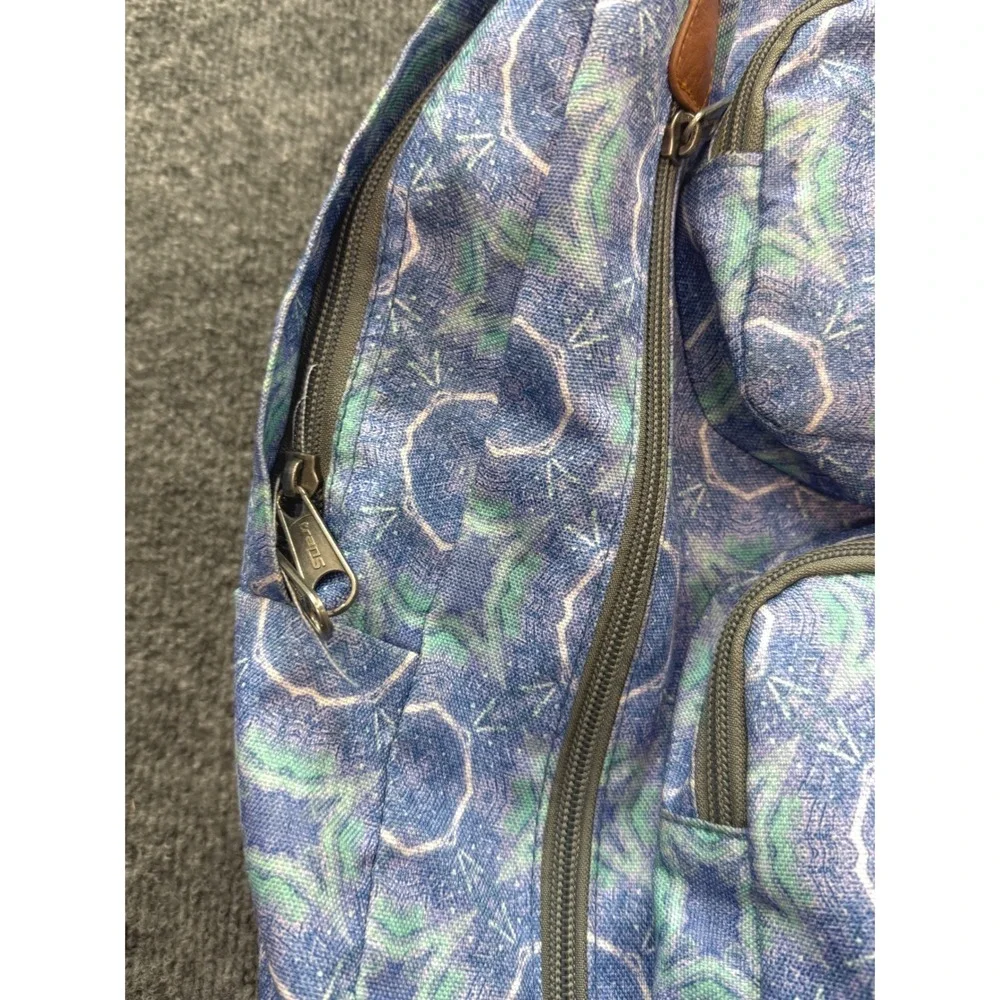 Trans by JanSport Backpack Unisex OS Blue Geometric Kaleidoscope School Travel